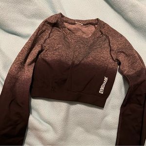Gymshark tight cropped long sleeve